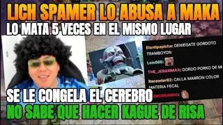 LE FEDEA SU MEDIO A MACARIUS EN SU PARTIDA DE DOTA. LICH SPAMER LO ABUSA KAGUE DE RISA