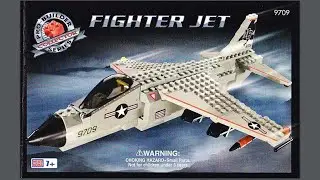 Fighter Jet Instructions | Probuilder | Mega Bauanleitung | 9709 | MEGA Bloks  | Construx | Anleitun