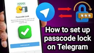 🔒 How to Lock Telegram App Passcode | Telegram Lock Setup 