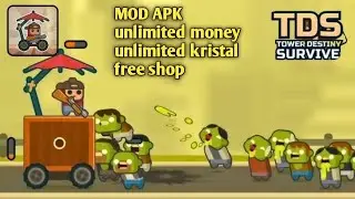 Review Game MOD TDS Tower Distiny Survive  unlimited money dan kristal mantap gameplay Indonesia