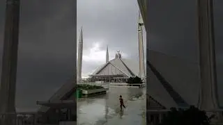 Faisal masjid me Azan or baish #faisalmasjid #trending #shorts #azan #raining