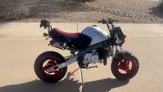 88 Honda ZB50 Cold Start