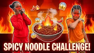EXTREME SPICY NOODLE CHALLENGE | Buldak Ramen Test (SISTER CRIED)