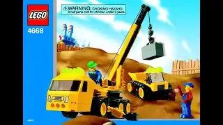 LEGO 4 JUNIORS | 4668 Outriggers Construction Crane | Building instructions