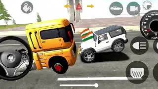 Modified Mahindra thar 😈Indian game 😈White colour 😈gadi wala game 😈gaming video 