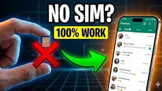 How to Use WhatsApp Without Sim Card (2026) | 100% Working Method 