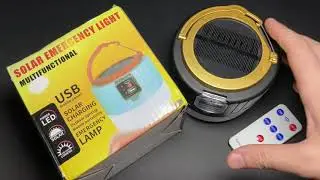 Экспресс-обзор Solar LED Camping Light Waterproof