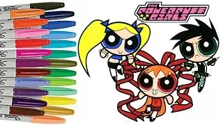POWERPUNK GIRLS Coloring Book Page Berserk Brat & Brute PPNKGS How to Color