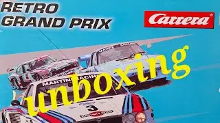 Carrera Retro Grand Prix. 1/32 slotcar set  Unboxing #slotcarsareback #carrera #slotcars #latvia