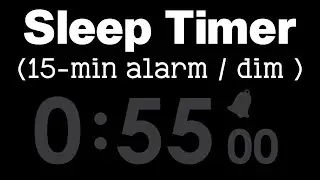 55 Minute Sleep Timer with Loud & 15-min Alarm #timerstore #55m #sleeptimer
