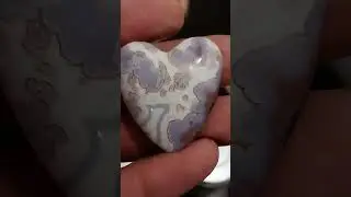Purple Agate heart #Purple #Agate #Heart #Crystal #PurpleCrystal