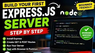 How to create  server  using  express  framework on node.js #coding #node 