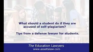 What should a student do if they are accused of self-plagiarism in college?