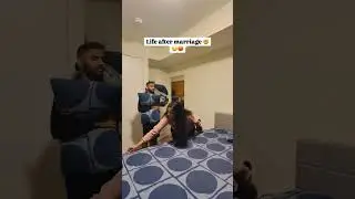 Life Before & After Marriage 😜 #funny #comedy #marriedlife #coupleshorts #shorts #relatablecouple