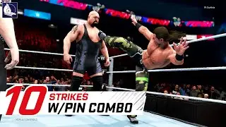 WWE 2K20 Top 10 Hard-Hitting Strikes W/ Pin Combo