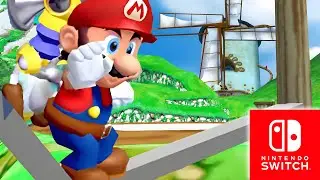 Прохождение Super Mario Sunshine 3D All Stars [1] - Bianco Hills