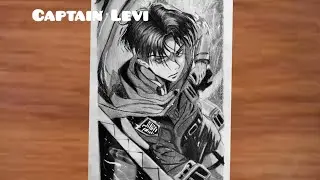 I made captain levi sketch for the first time 🥰🥰
