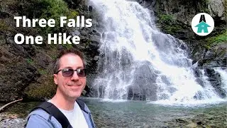 Hiking the THREE FALLS TRAIL at Manning Park, BC