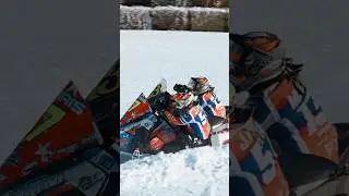 The green flag flies to start the 2025 Soo I-500 Snowmobile Race #SooI500 #snowmobileracing
