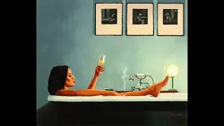 Champagne, Smoke, and Silence: Decoding Vettriano&rsquo;s 