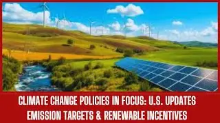 Climate Change Policies in Focus: U.S. Updates Emission Targets & Renewable Incentives