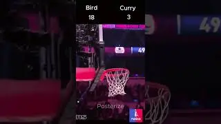 Larry Bird vs  Stephen Curry 3 points 🏀🔥  #nba