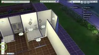 Sims 4! Putting furniture in a pre-built clothing store!