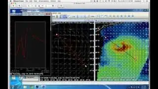 Claudette 1.  GFS Compared to ASCAT Winds