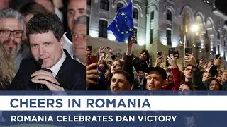 Bucharest Celebrates Dan Victory: Romanian Presidential Election | DWS News | AC1I
