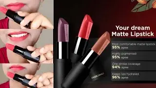 Faces Canada Weightless Matte Lipstick @facescanada1045 #facescanada #youtube #skincare #lipstick 
