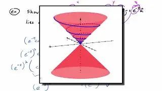 Video 13.1.6: Show a Given Vector-Valued Function Lies on a Cone