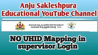NO UHID mapping in supervisor Login - KSCBC S&E SURVEY