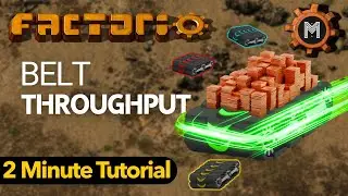 Factorio Tutorial: Mastering Belt Throughput & Speed | Nugget #2
