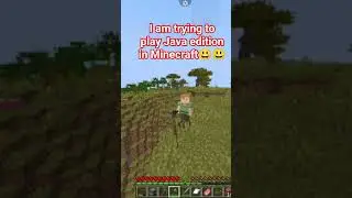I am trying to play Java edition in Minecraft