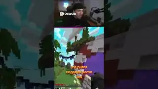 Minecraft Bedwars  &iquest;Invisibilidad o Trampa  &iexcl;Reacci&oacute;n &Eacute;pica!#GamingShorts#spreenclips#bedwars#fypp