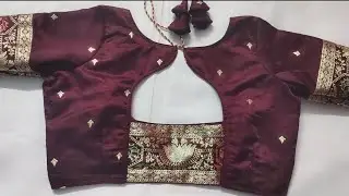 BACK NECK BLOUSE DESIGN STITCHING.✂️✂️ ♥️ #fashion #pujajha 