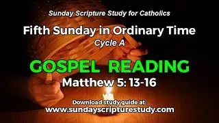 Gospel Reading, Fifth Sunday in Ordinary Time, Year A