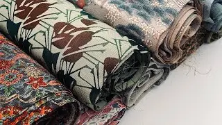 Vintage Japanese Deconstructed Kimono Chirimen Silk Fabrics
