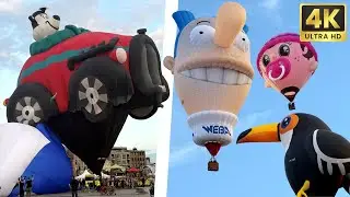 MJ Ballooning | Sunday PM Launch | Sint-Niklaas Vredefeesten 2025 (4K UHD)
