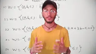 vector subspace for bsc 3rd year | theorem and examples || #viralvideo#subspace#bscmaths#mathexplore