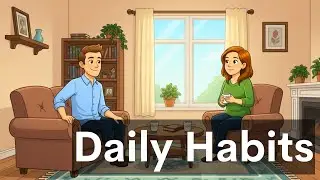 Talking About Daily Habits | Easy English Conversation (A1–A2)