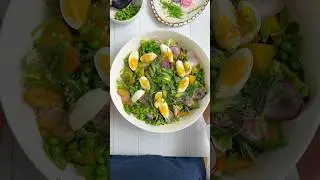 Ensalada de primavera 😊💚🌸🌿🍃#ensalada #recetasfaciles #ensaladasfaciles
