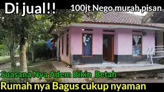 RUMAH NYA LUMAYAN ASRI!! Mau Di jual 100jt Nego lokasi strategis dekat ke kota