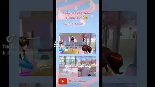 SAKURA SCHOOL SIMULATOR MINI VLOG WITH PROPS ID #propsid #sakuraschoolsimulator #sakuraedit