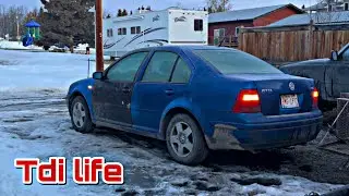 TDI owner daily morning cold start | rolling coal
