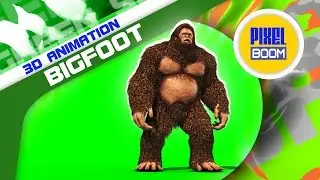Green Screen Bigfoot sighting - Footage PixelBoom