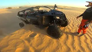 GLAMIS CARNAGE.. Never Grab The Front Brake | DIRT BIKE DIARIES EP.141