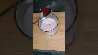 Delicious Rooh Afza Shake With Vanilla Ice Cream 🍦😋 | #shorts#ytshorts