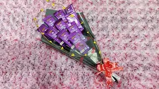 How to Make Chocolate Bouquet | Chocolate Bouquet Tutorial | Cadbury Chocolate Flower Bouquet Gift