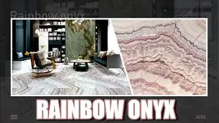 Rainbow Onyx Marble Slab | Interior Design | Luxury Stone | Flooring Staircase Background